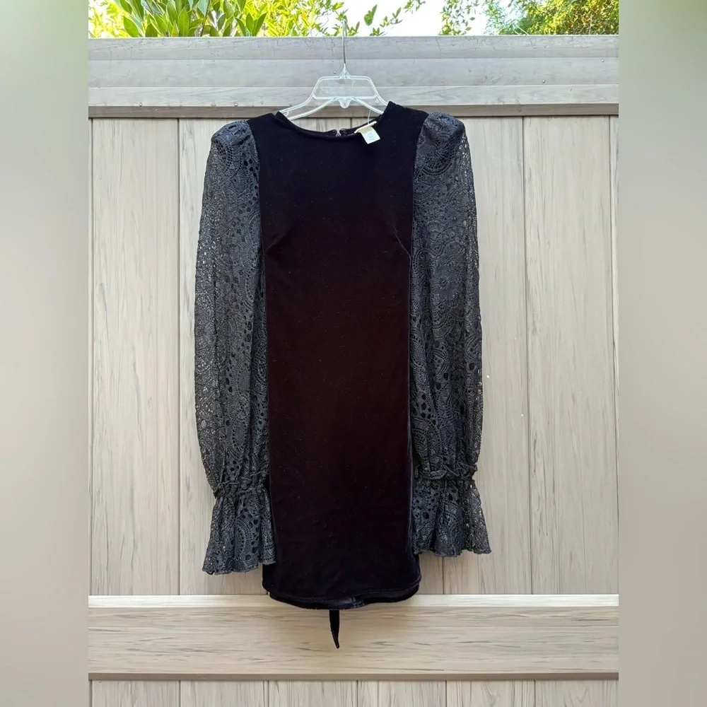 H&M x The Vampires Wife Designer Collab Limited Collection lace & Velvet Dress